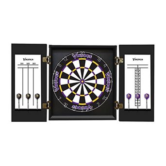 Minnesota Vikings Fan’s Choice Dartboard Set