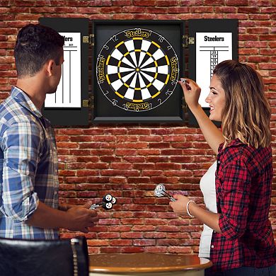 Pittsburgh Steelers Fan’s Choice Dartboard Set