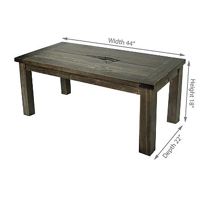 New England Patriots Reclaimed Coffee Table