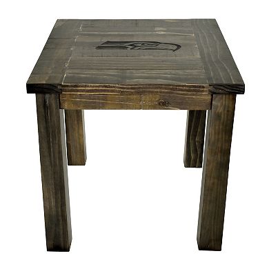 Seattle Seahawks Reclaimed Side Table