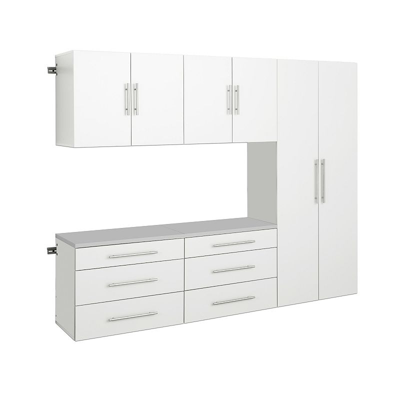 Prepac HangUps H 90-in. Storage Cabinet 5-piece Set, White