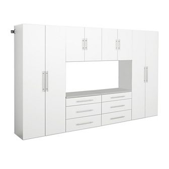 Prepac HangUps I 120 in Storage Cabinet Set 6 pc Set