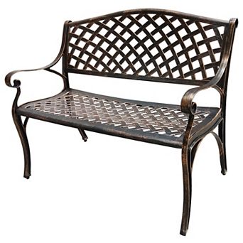Patio Outdoor Bench Loveseat