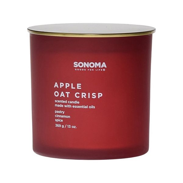 Sonoma Goods For Life® Apple Oat Crisp 13oz. Candle Jar