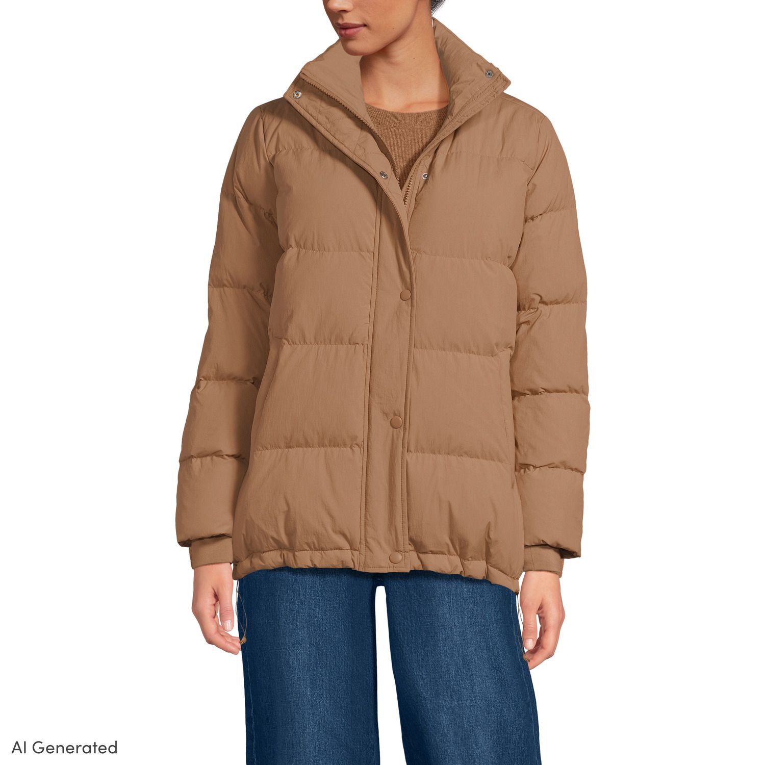 2024AW✨エンフォルド　PANEL PADDED-COAT 38 Women's Lands' End Wide Channel 600 Down Oversized Puffer Jacket