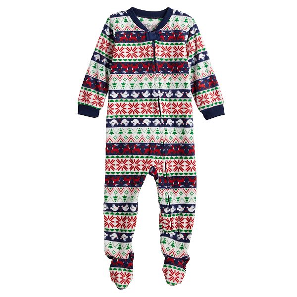 Baby Jammies For Your Families Christmas Morning Footed Pajamas