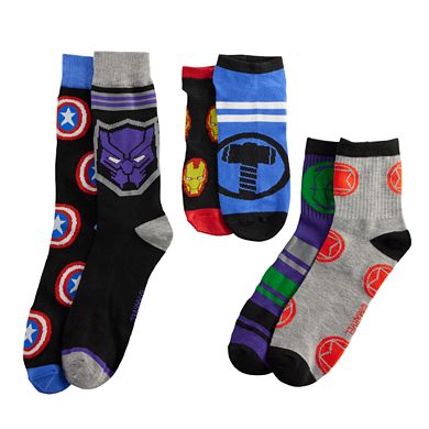 Men's Licensed Character 6-pack Variety Socks