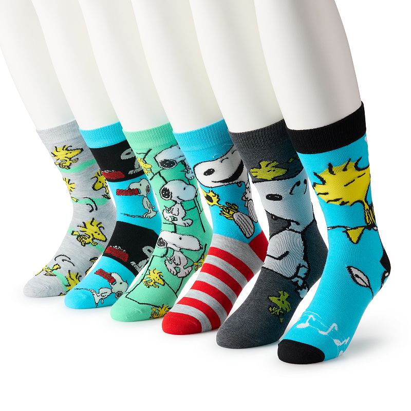 Men's Licensed Character 6-pack Variety Socks