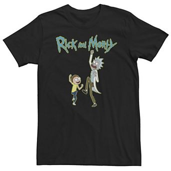 Big & Tall Rick & Morty Fist Pump Celebration Tee