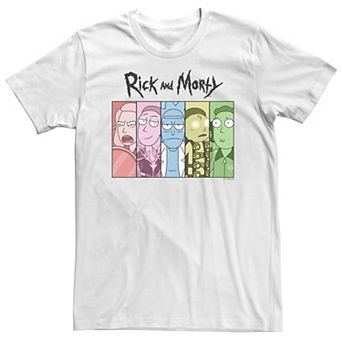 Big & Tall Rick & Morty Scifi Family Boxed Portrait Tee