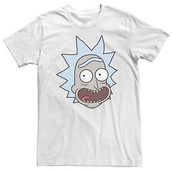Big & Tall Rick & Morty Rick Big Face Head Shot Tee