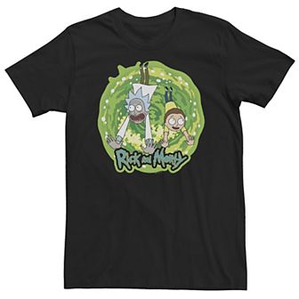 Big & Tall Rick & Morty Portal Jump Tee