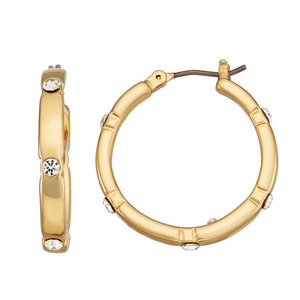 Kohls hoop on sale earrings gold