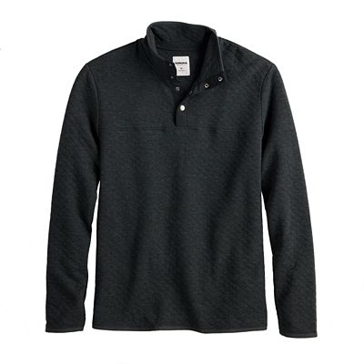 Men s Sonoma Goods For Life Quilted Quarter Snap Fleece