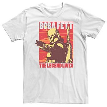 Big & Tall Star Wars Boba Fett The Legend Lives Good Bad Boba Tee