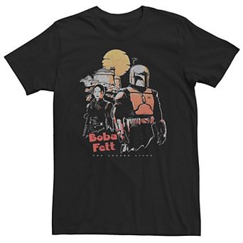 Big & Tall Star Wars Boba Fett Sunset Boba Tee