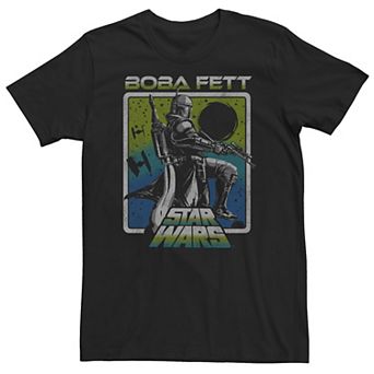 Big & Tall Star Wars Boba Fett Boxed Sunset Tee