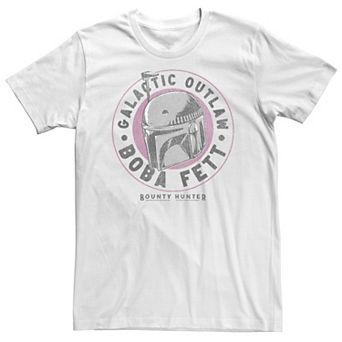 Big & Tall Star Wars Boba Fett Galactic Outlaw Bounty Hunter Tee