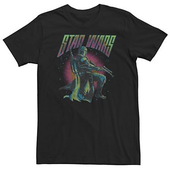 Big & Tall Star Wars Boba Fett Explosion Tonal Tee