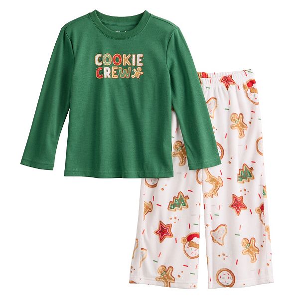 Toddler Jammies For Your Families® Sweet Holiday Wishes Top & Bottoms