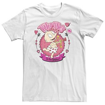 Big & Tall Rugrats Valentine's Day Is For Babies! Cupid Tommy Portrait Tee