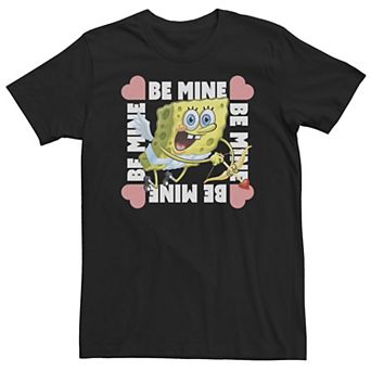 Big & Tall Spongebob Squarepants Be Mine Cupid Spongebob Tee