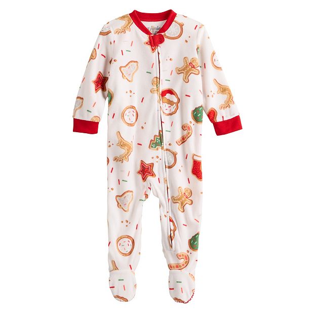 Baby Jammies For Your Families Sweet Holiday Wishes Footed Pajamas