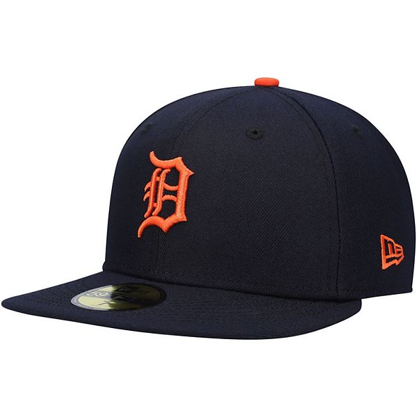 Detroit Tigers New Era Road Authentic Collection On-Field Logo 59FIFTY  Fitted Hat - Navy