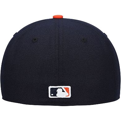 Men's New Era Navy Detroit Tigers Authentic Collection On-Field Road 59FIFTY Fitted Hat