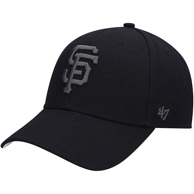 Men's '47 San Francisco Giants Black on Black MVP Adjustable Hat