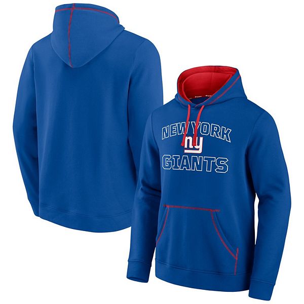 Men's Fanatics Branded Royal New York Giants Big & Tall Logo Hoodie Long  Sleeve T-Shirt