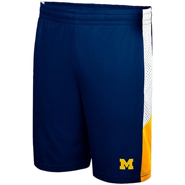 Men's Colosseum Navy Michigan Wolverines Very Thorough Shorts