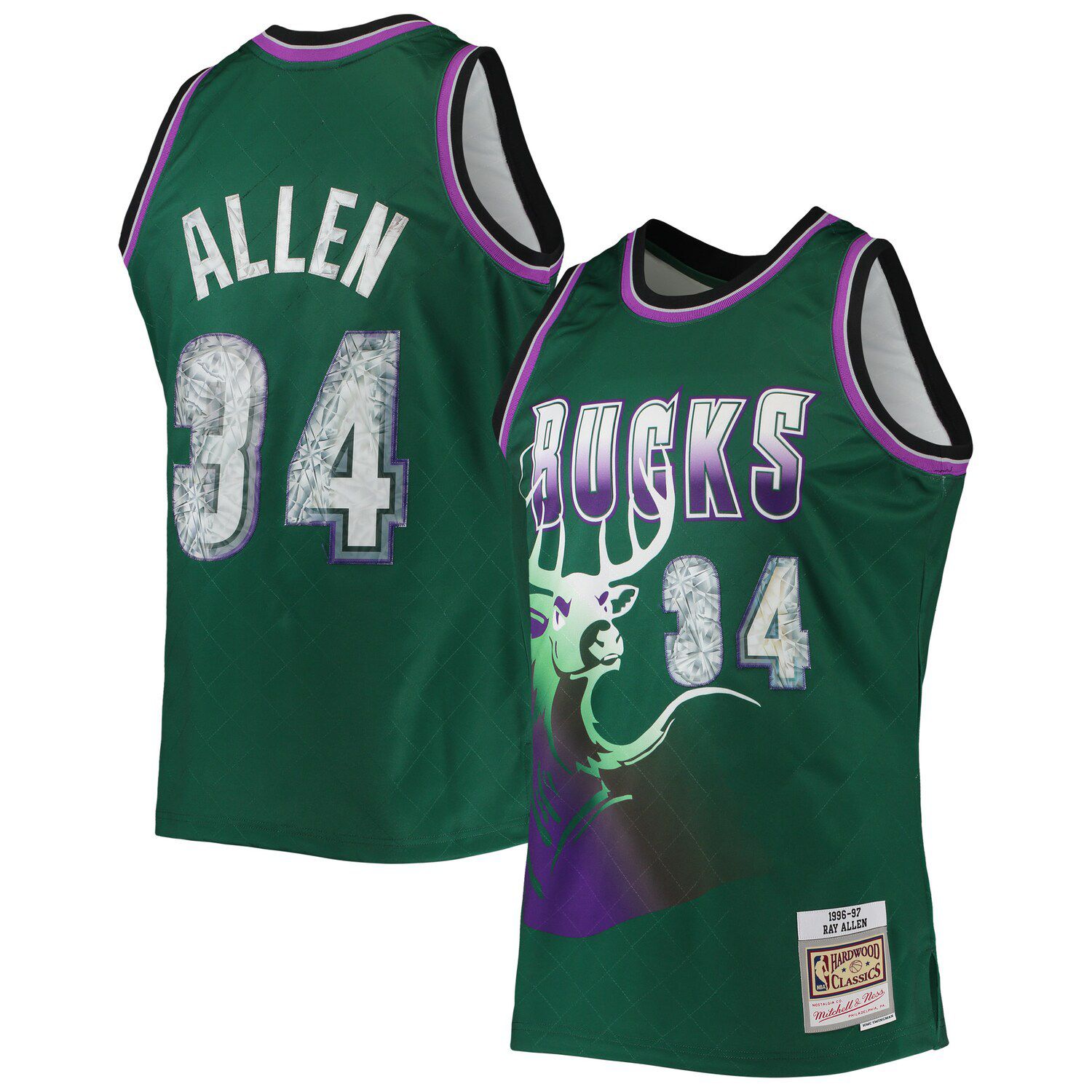 ray allen milwaukee bucks shirt