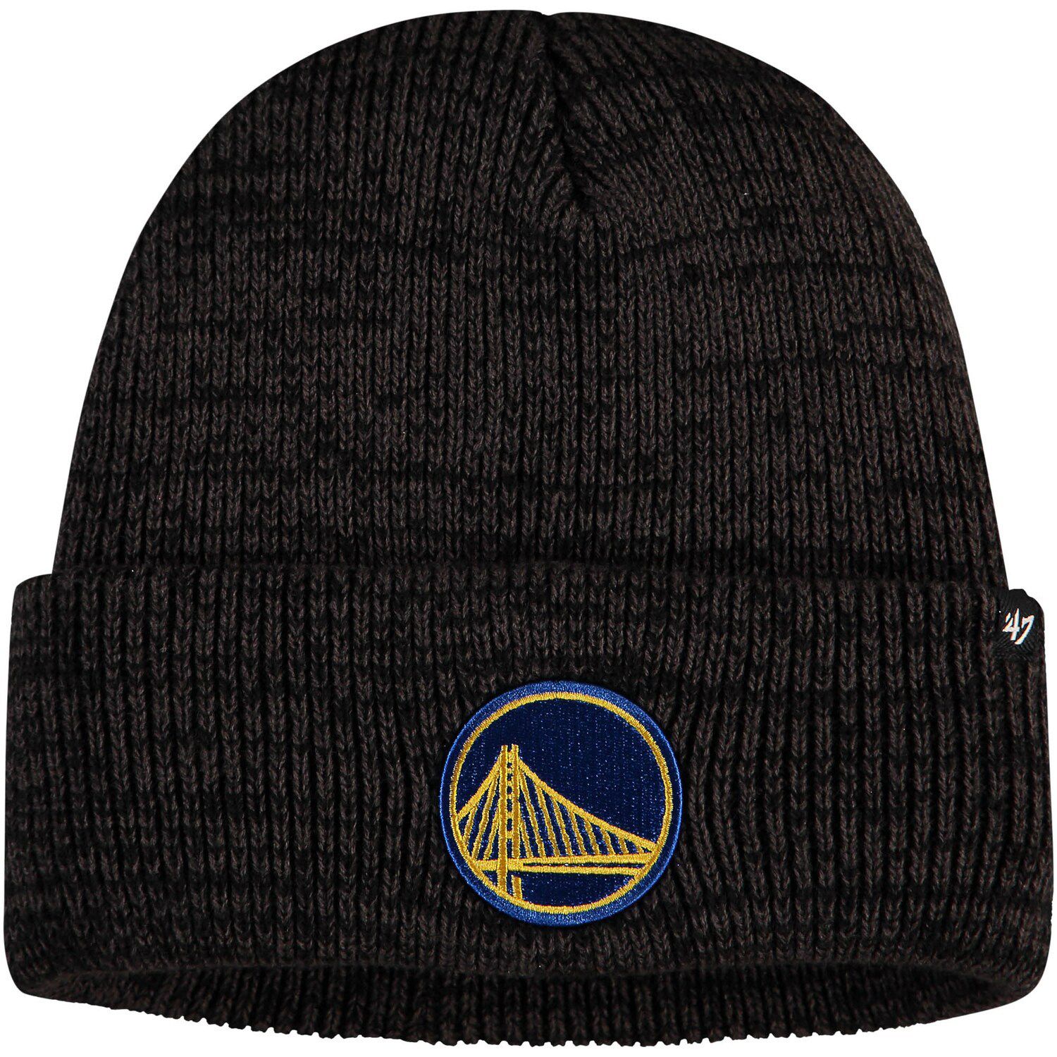 warriors knit hat