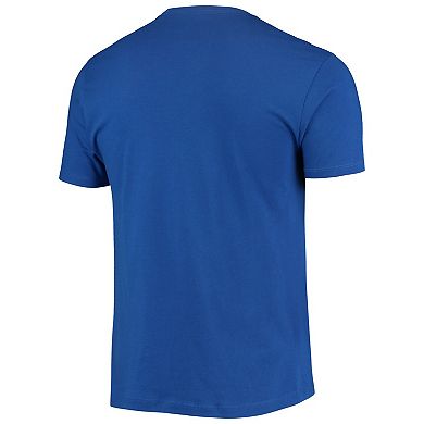 Men's Junk Food Royal Indianapolis Colts Slant T-Shirt
