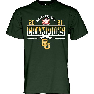 Men's Blue 84 Green Baylor Bears 2021 Big 12 Football Conference ...