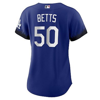 Women's Nike Mookie Betts Royal Los Angeles Dodgers 2021 City Connect Replica Player Jersey