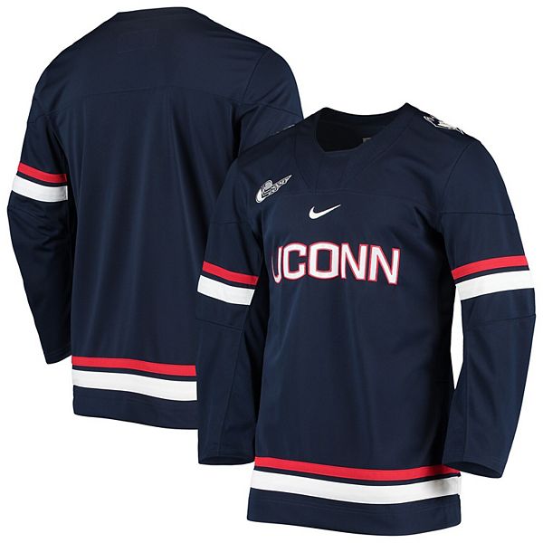 Men's ProSphere #1 Navy UConn Huskies Football Jersey