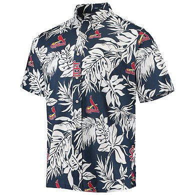 Men's Reyn Spooner Navy St. Louis Cardinals Aloha Button-Up Shirt