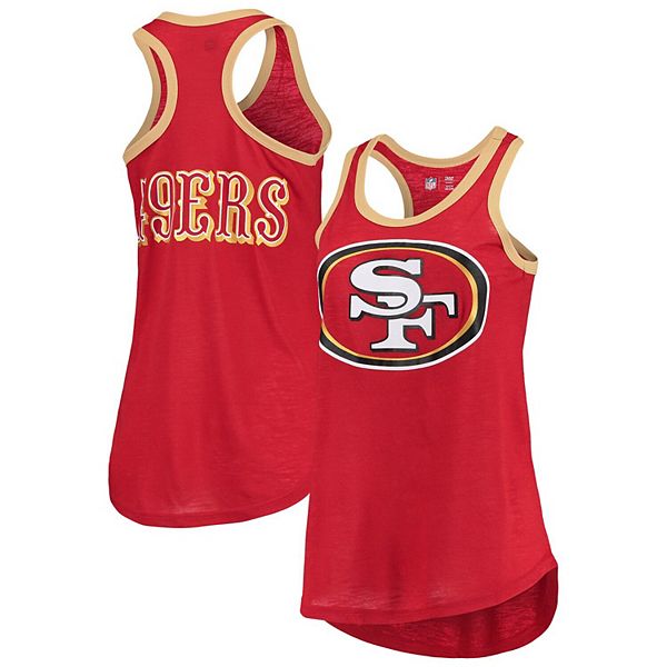 Lids San Francisco 49ers G-III 4Her by Carl Banks Women's Tater Burnout Tank  Top - Scarlet