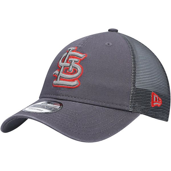 New Era St Louis Cardinals Mens Black and White Neo 39THIRTY Flex Hat