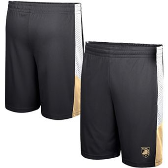 Men's Colosseum Black Army Black Knights Very Thorough Shorts