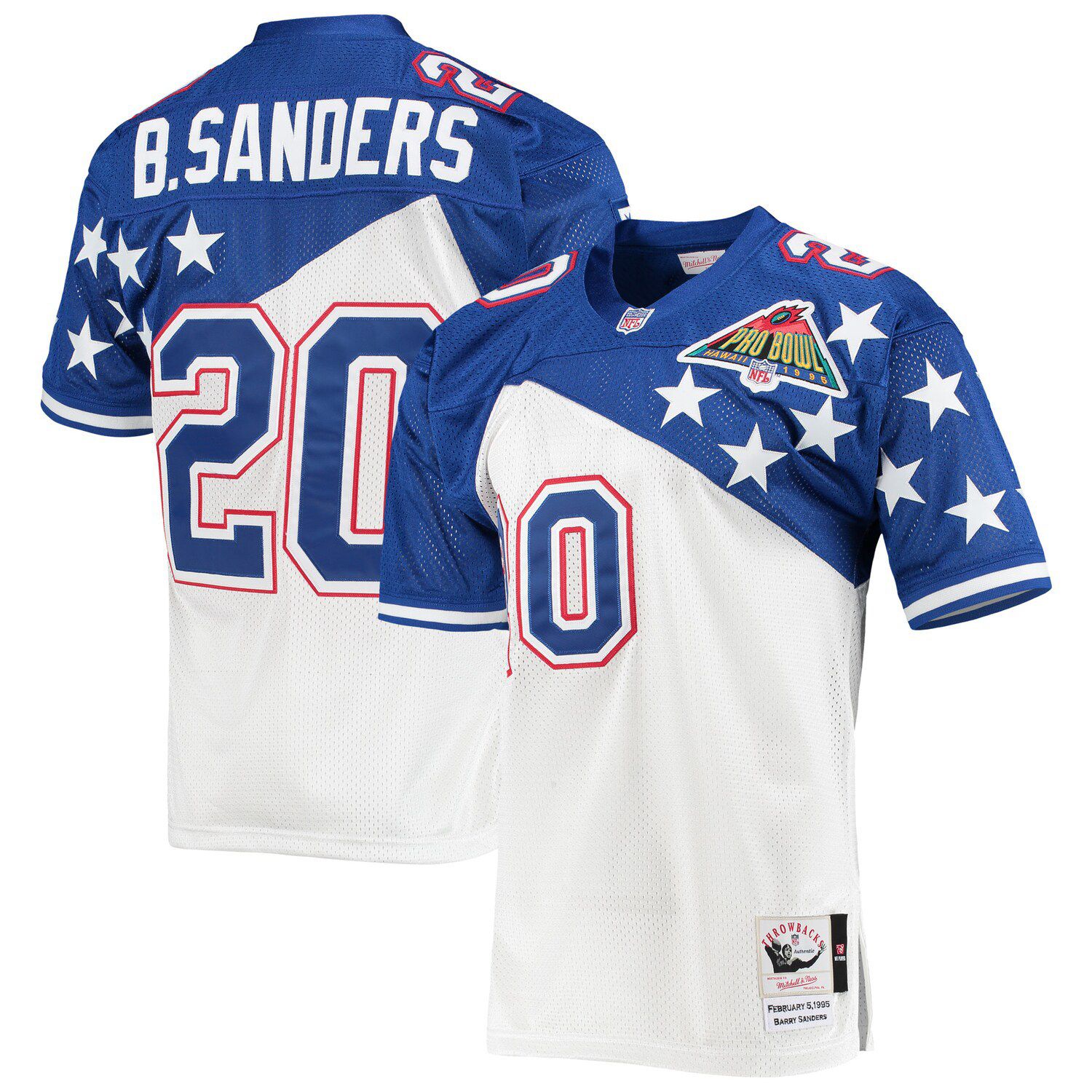 Mitchell & Ness Infant Mitchell & Ness Barry Sanders Blue Detroit Lions  1996 Retired Legacy Jersey