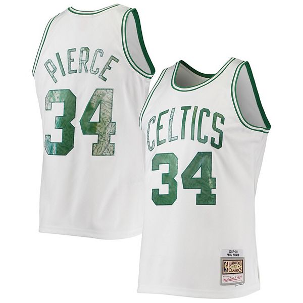 Women's Mitchell & Ness Paul Pierce White Boston Celtics 2007-08 Hardwood Classics Swingman Jersey Size: Small