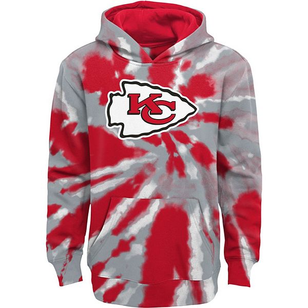 Tie-dye Red & Yellow KC Chiefs Sweater – Dakota Kane Co.