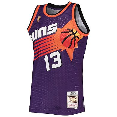 Men's Mitchell & Ness Steve Nash Purple Phoenix Suns 1996/97 Hardwood Classics Swingman Jersey