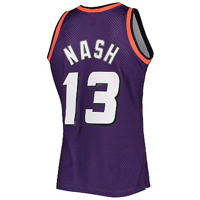 Men's Mitchell & Ness Steve Nash Purple Phoenix Suns 1996/97 Hardwood Classics Swingman Jersey
