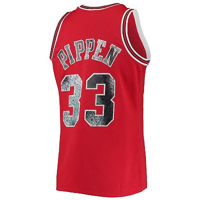 Men's Mitchell & Ness Scottie Pippen Red Chicago Bulls 1996-97 Hardwood  Classics NBA 75th Anniversary