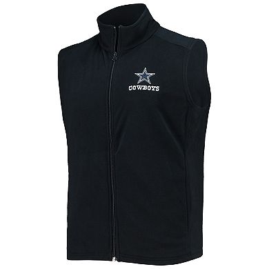 Men's Dunbrooke Navy Dallas Cowboys Houston Fleece Full-Zip Vest