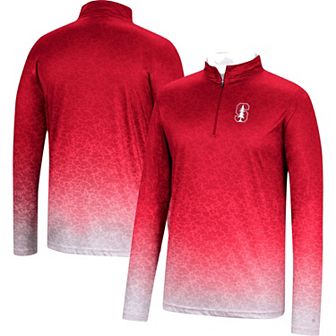 Men's Colosseum Cardinal Stanford Cardinal Walter Quarter-Zip Windshirt